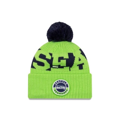 Sapca New Era Seattle Seahawks NFL Alternate Cold Weather Sport Knit Beanie - Verzi